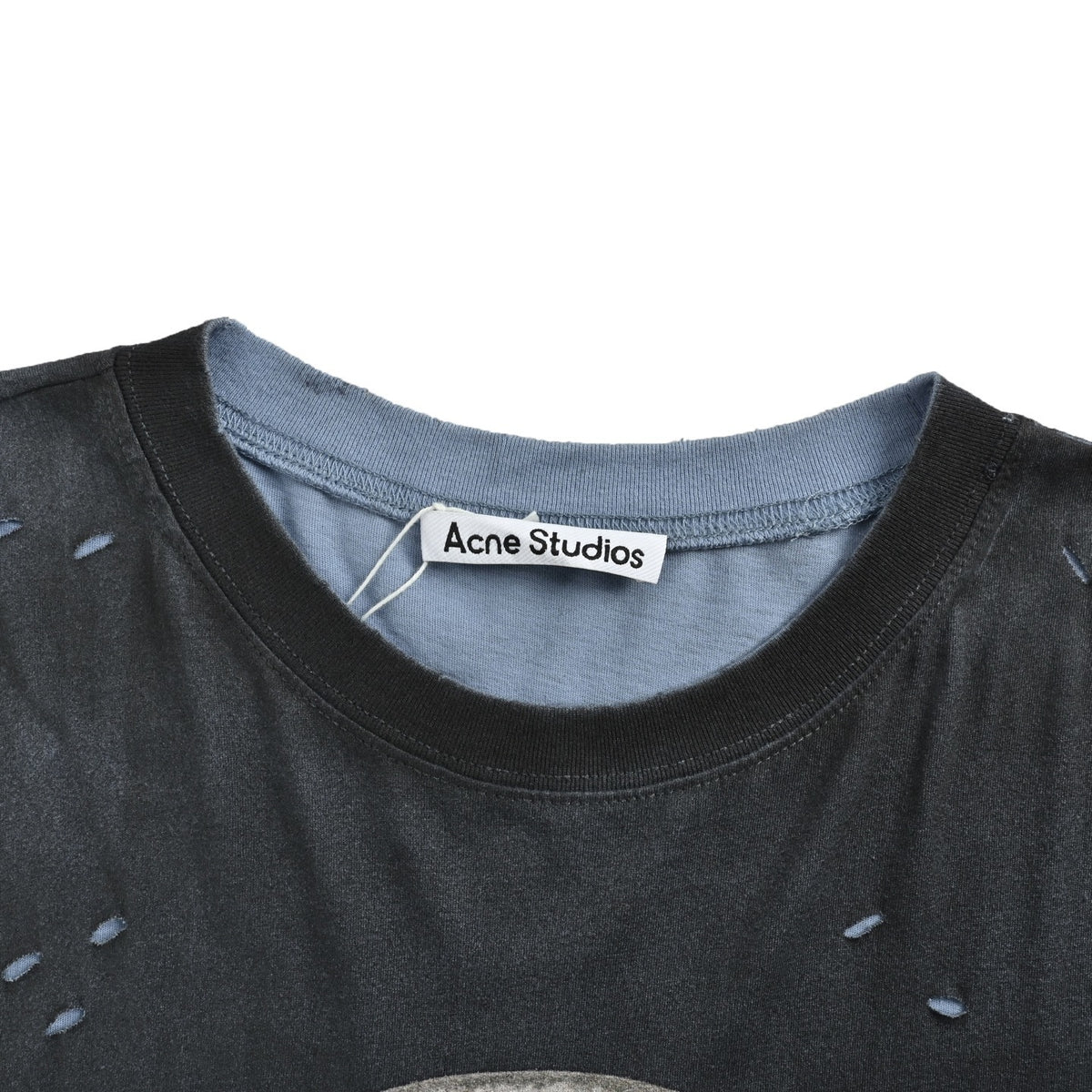 Acne Studios distressed sandblasted washed short sleeves