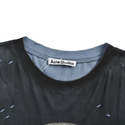 Acne Studios distressed sandblasted washed short sleeves