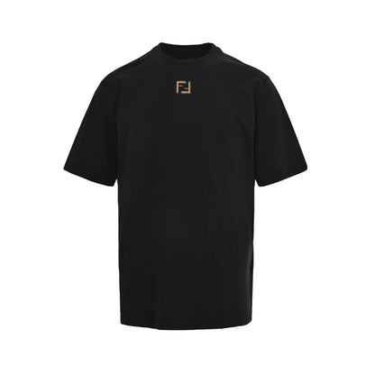 Fendi short sleeves with FF logo embroidery on the neckline