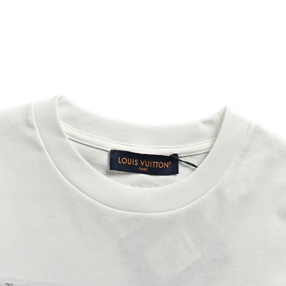 Louis Vuitton oil painting graffiti printed short sleeves
