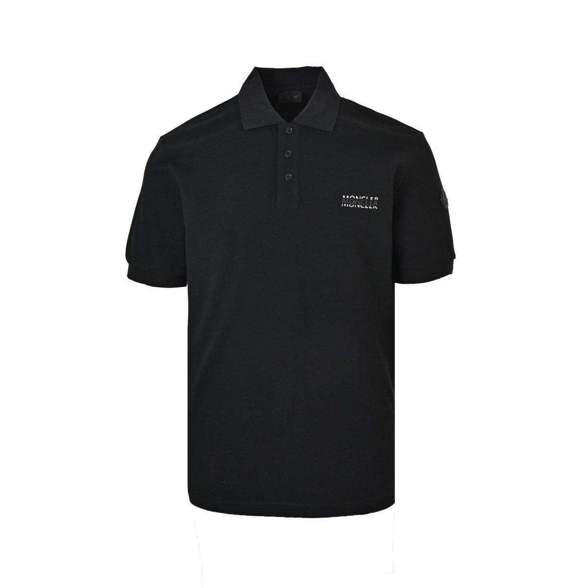 Moncler/Mask 26ss Overlapping logo Polo short sleeves