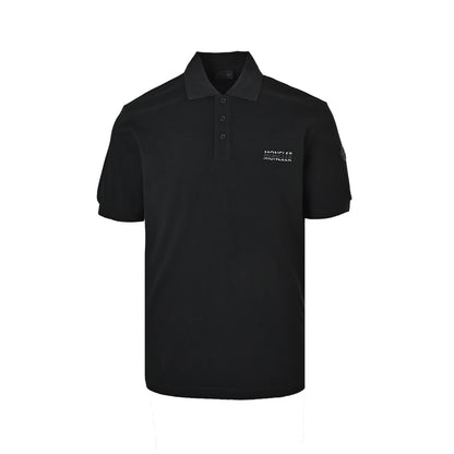 Moncler/Mask 26ss Overlapping logo Polo short sleeves