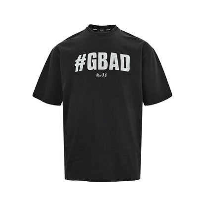 TEAM WANG 25ss GBAD letter washed printed short sleeves