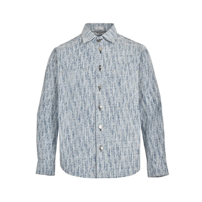 Dior 22ss classic all-over printed old flower denim shirt jacket