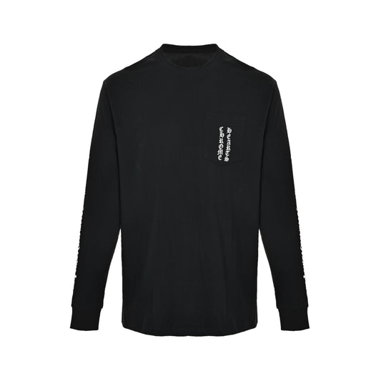 Chrome Hearts Large Flower Cross Print Long Sleeves