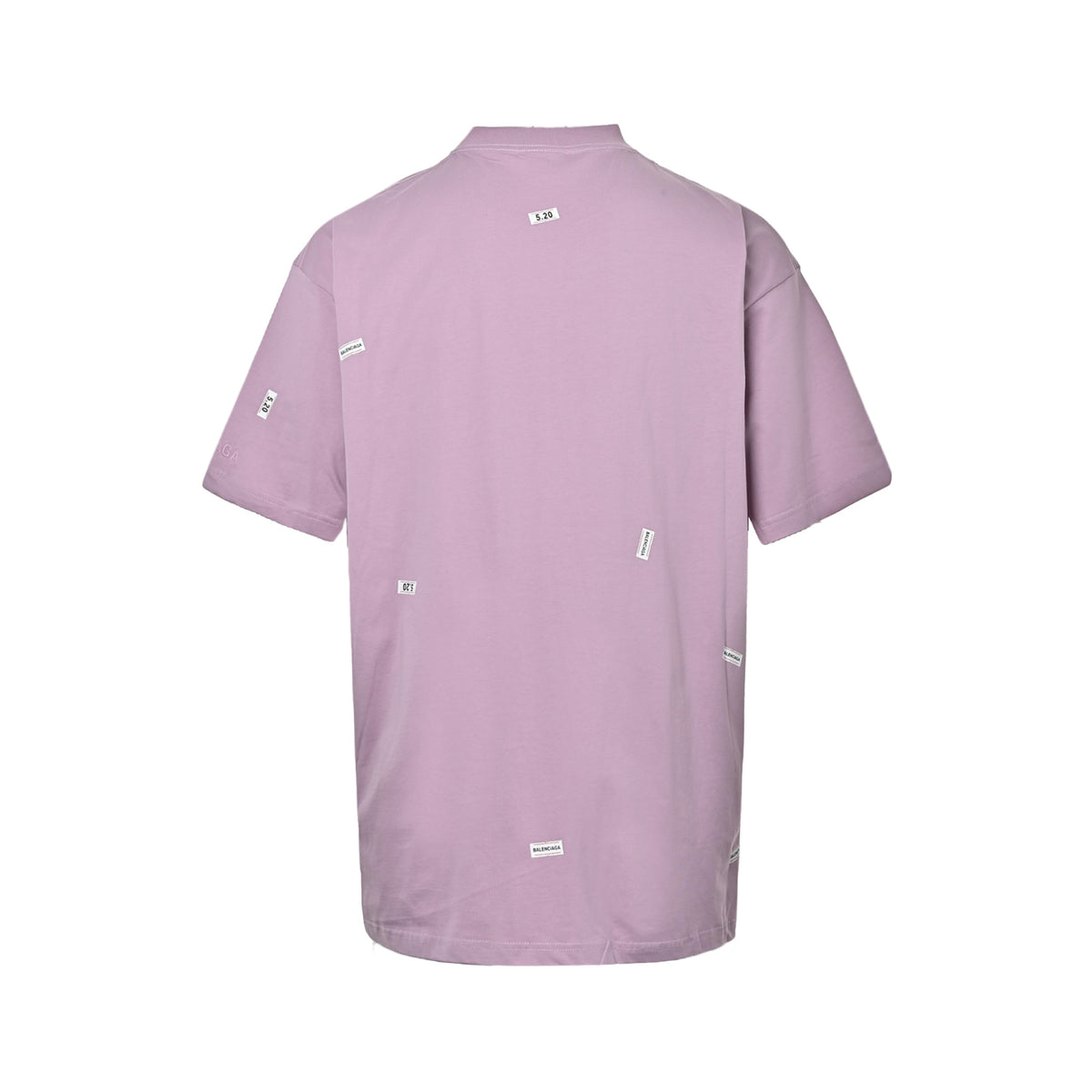 Balenciaga/Balanciaga 26ss 520 embroidered label short sleeves