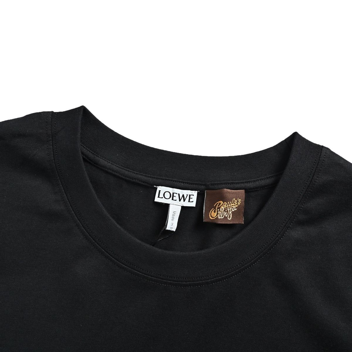 Loewe 26ss embroidered logo short sleeves