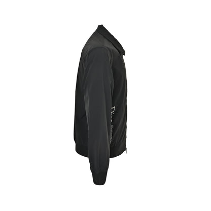 Dior technical fabric side letter embroidery stand collar jacket jacket