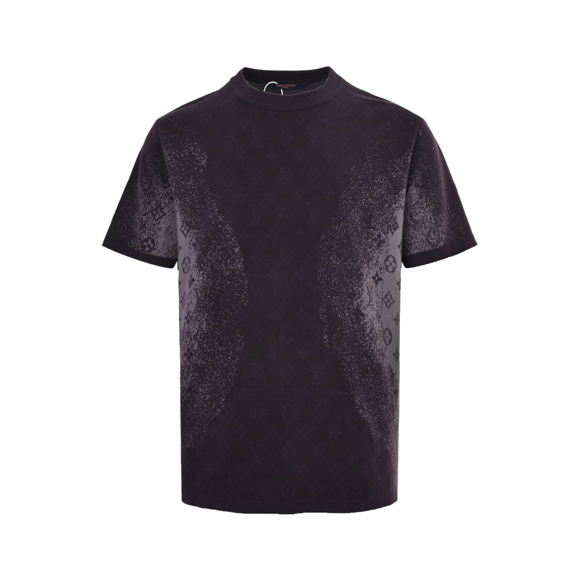 Louis Vuitton 26ss presbyopic gradient jacquard knitted short sleeves