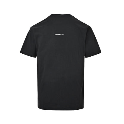 GIVENCHY four-square silicone small label printed short sleeves