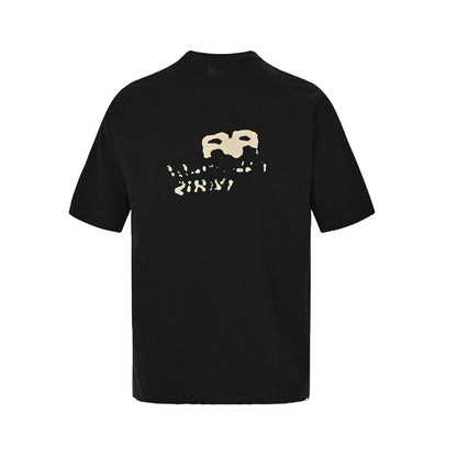 Balenciaga/Balanciaga 23ss double B letter graffiti printed short sleeves