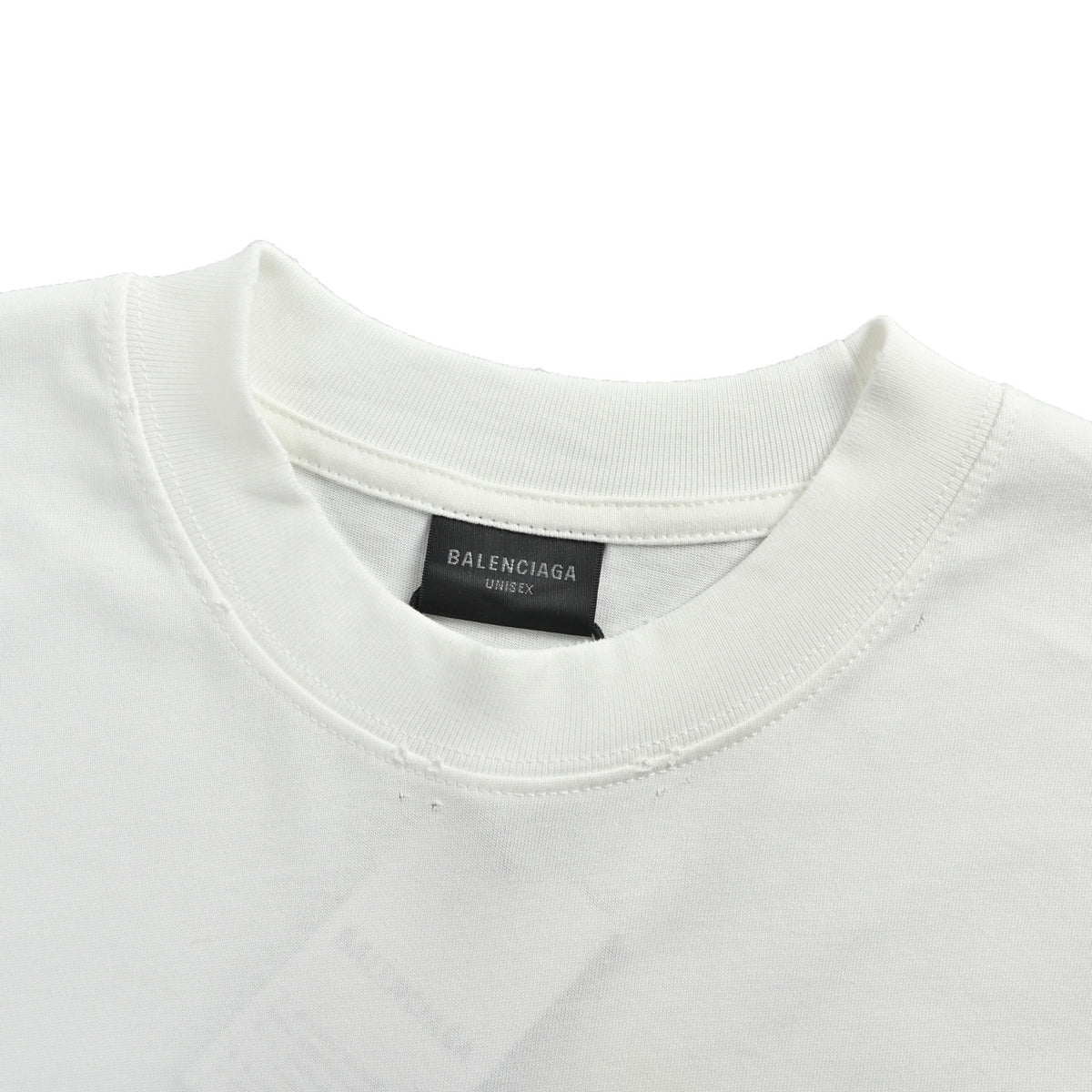 Balenciaga masking tape printed short sleeves
