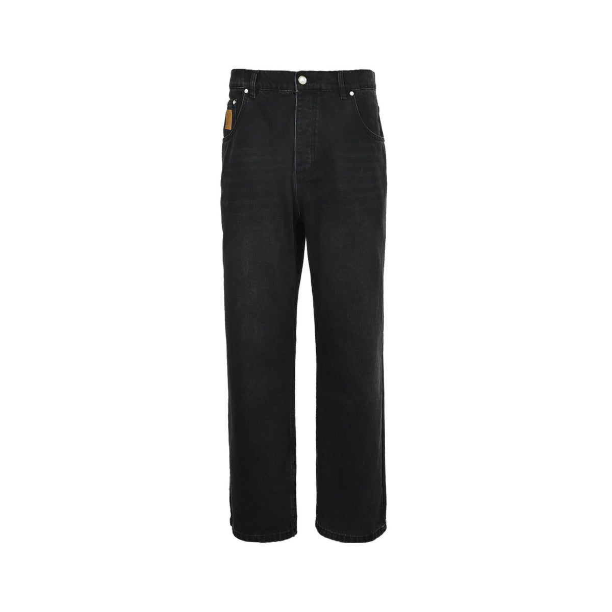 Louis Vuitton 25Fw embroidered logo jeans