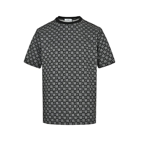 GIVENCHY 26ss all-over presbyopia jacquard short sleeves