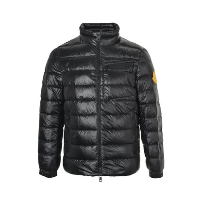 Moncler/Mask 25Fw chest diagonal zipper limited yellow label down jacket