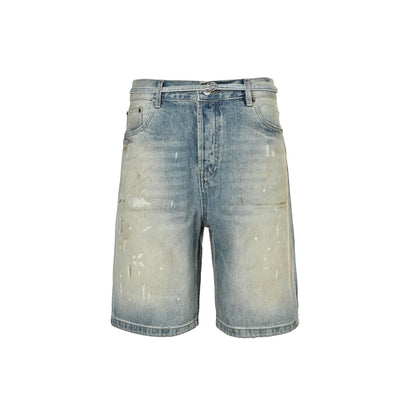 Acne Studios jet wash denim shorts