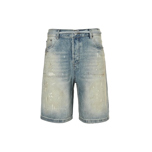 Acne Studios jet wash denim shorts