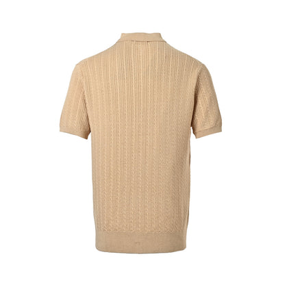 RalphLauren/Ralph Lauren small twist knitted Polo short sleeves
