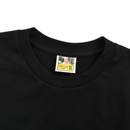 BAPE 26ss classic red label ape head printed short sleeves on the front and back