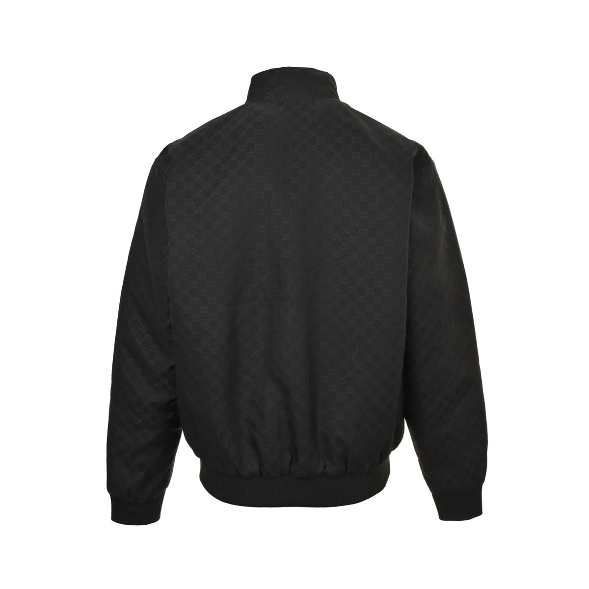 Gucci all-print GG stand-up collar padded jacket