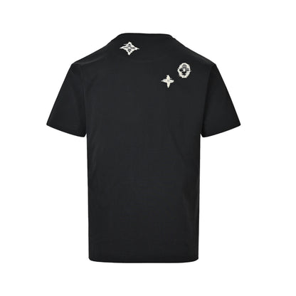 Louis Vuitton presbyopia logo embroidered short sleeves