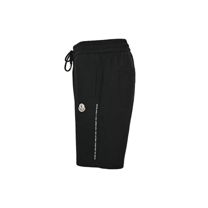 Moncler/Mask logo embroidered shorts