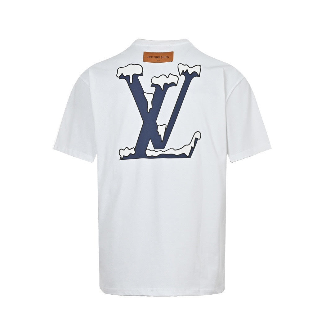 Louis Vuitton 23ss ice cream ice cream letter print short sleeves