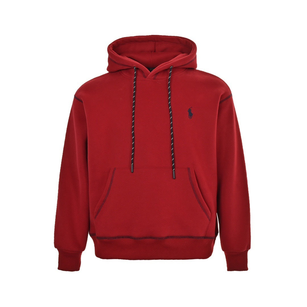 Ralph Lauren embroidered small label stitching hooded sweatshirt