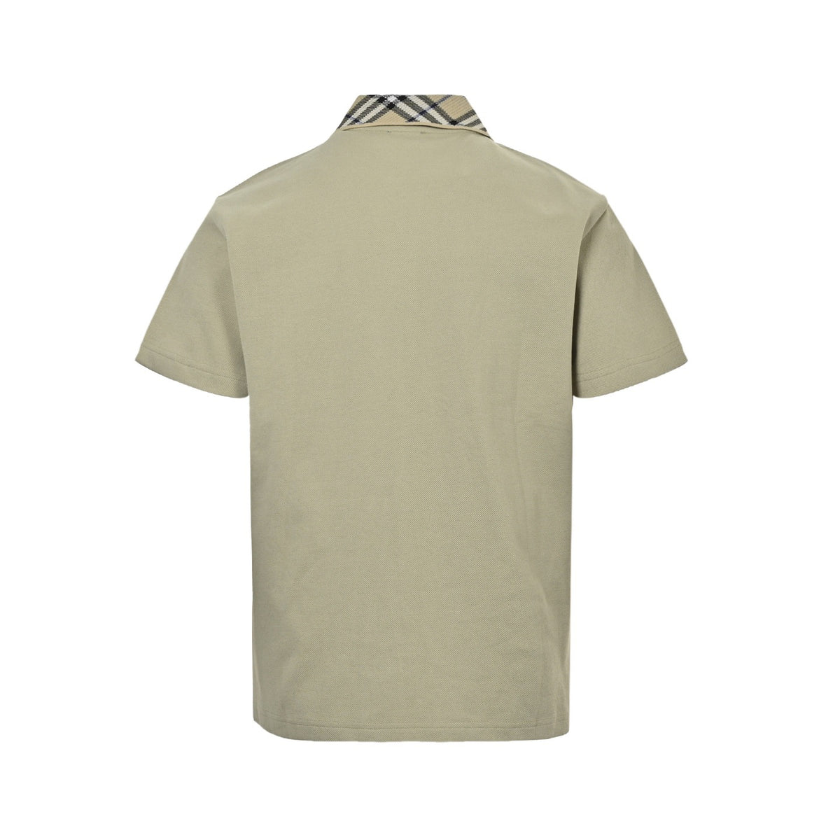 Burberry 25ss plaid collar Polo short sleeves