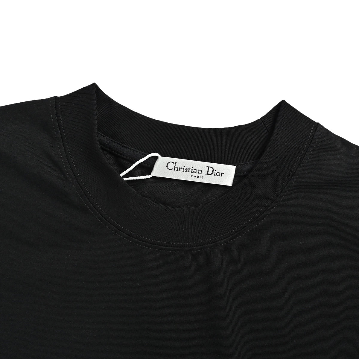 Dior 26ss flocked letter logo printed short sleeves