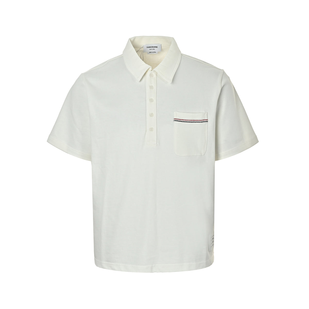 Thom Browne/Thom Brown Web Pocket Polo Short Sleeve