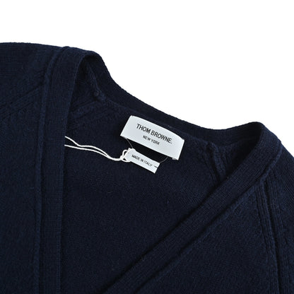 Thom Browne K35 four-bar wool cardigan jacket