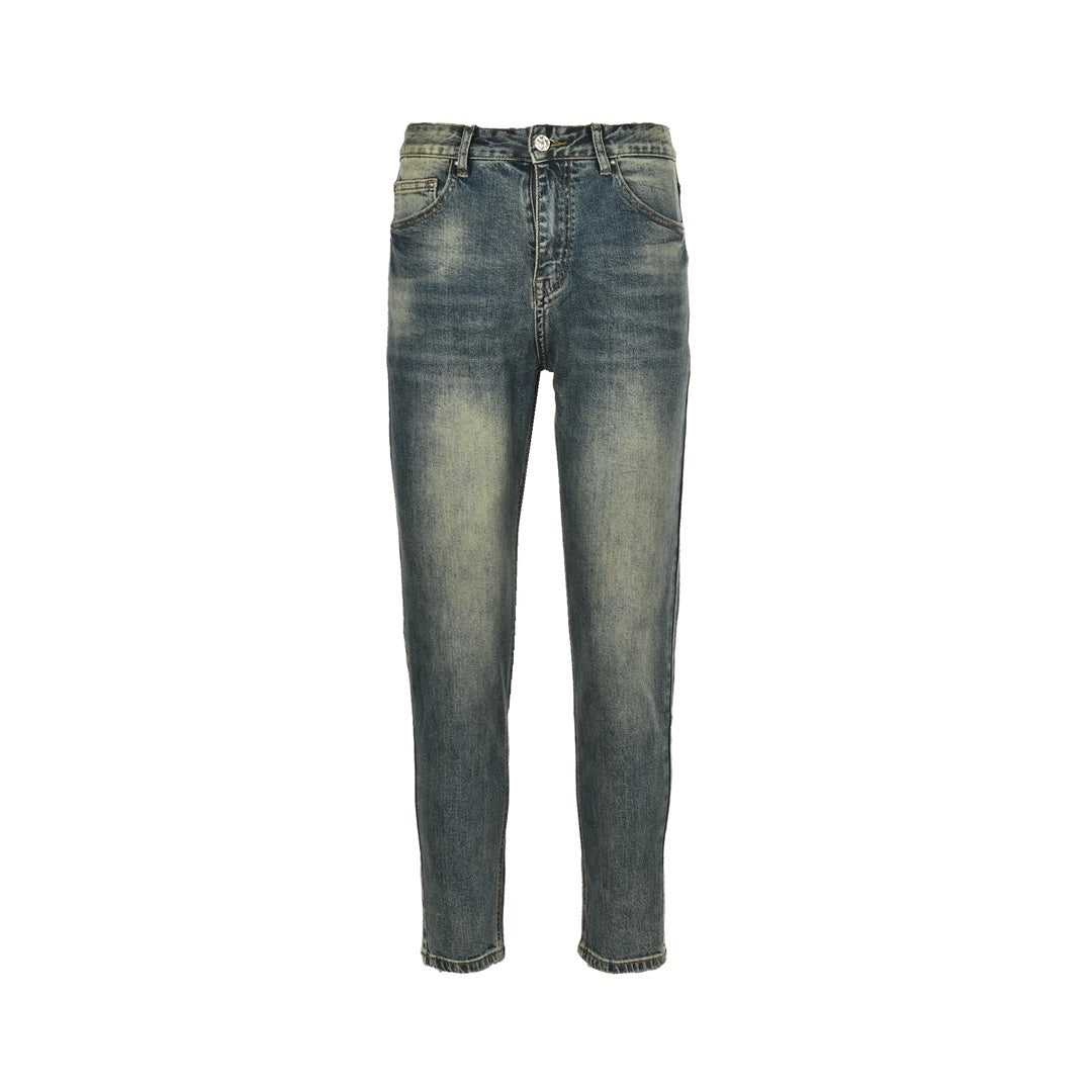 Louis Vuitton 24Fw pumpkin embroidered jeans