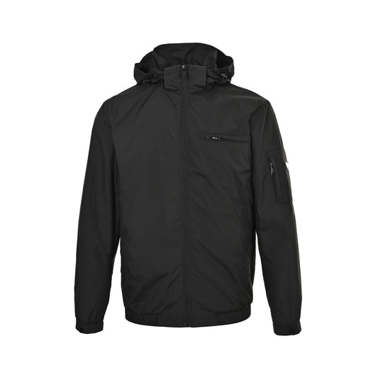 Prada chest arm zipper pocket hooded thin coat