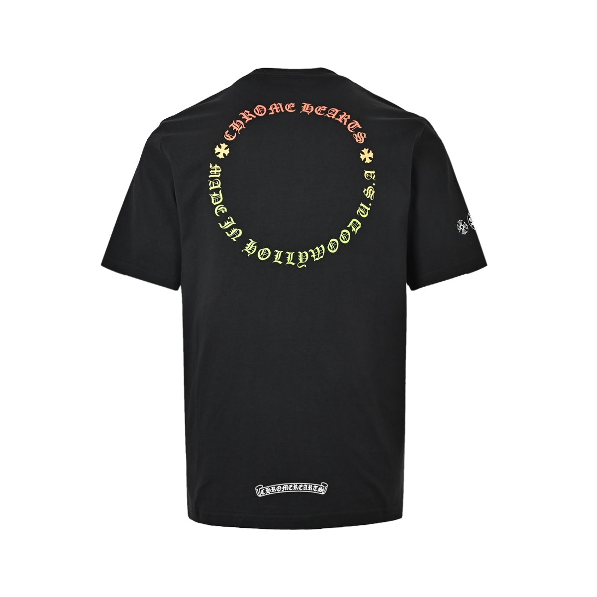 Chrome Hearts/Chrome Heart Color Cross Print Short Sleeve
