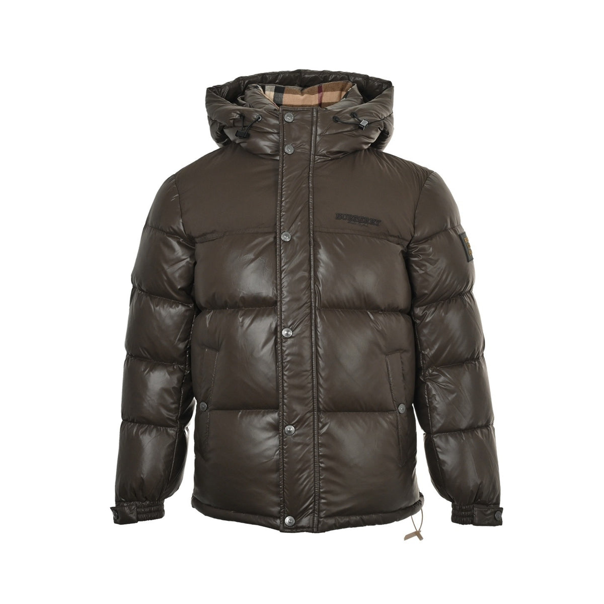 Burberry 25Fw embroidered letter armband down jacket