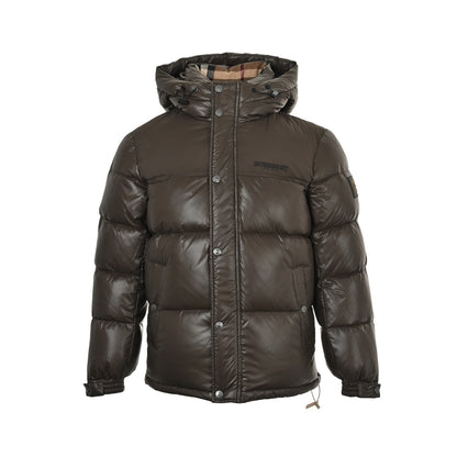 Burberry 25Fw embroidered letter armband down jacket