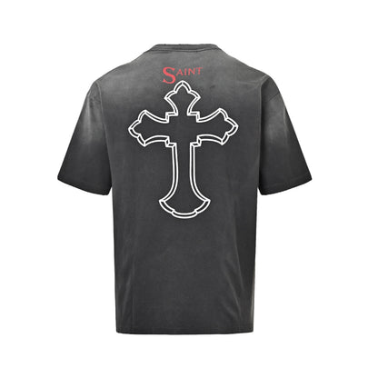 SAINT MICHAEL 25ss 2PAC character print short sleeves