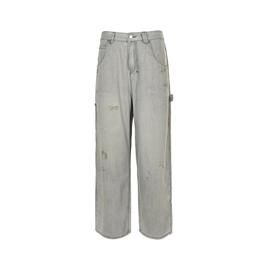 ANCELLM 25ss AC heavy wash washed ink jeans