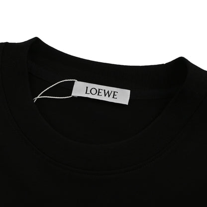 Loewe/Luo Yiwei 25ss chest printed logo short sleeves