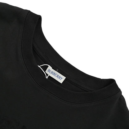 Burberry 24ss flocked war horse print short sleeves