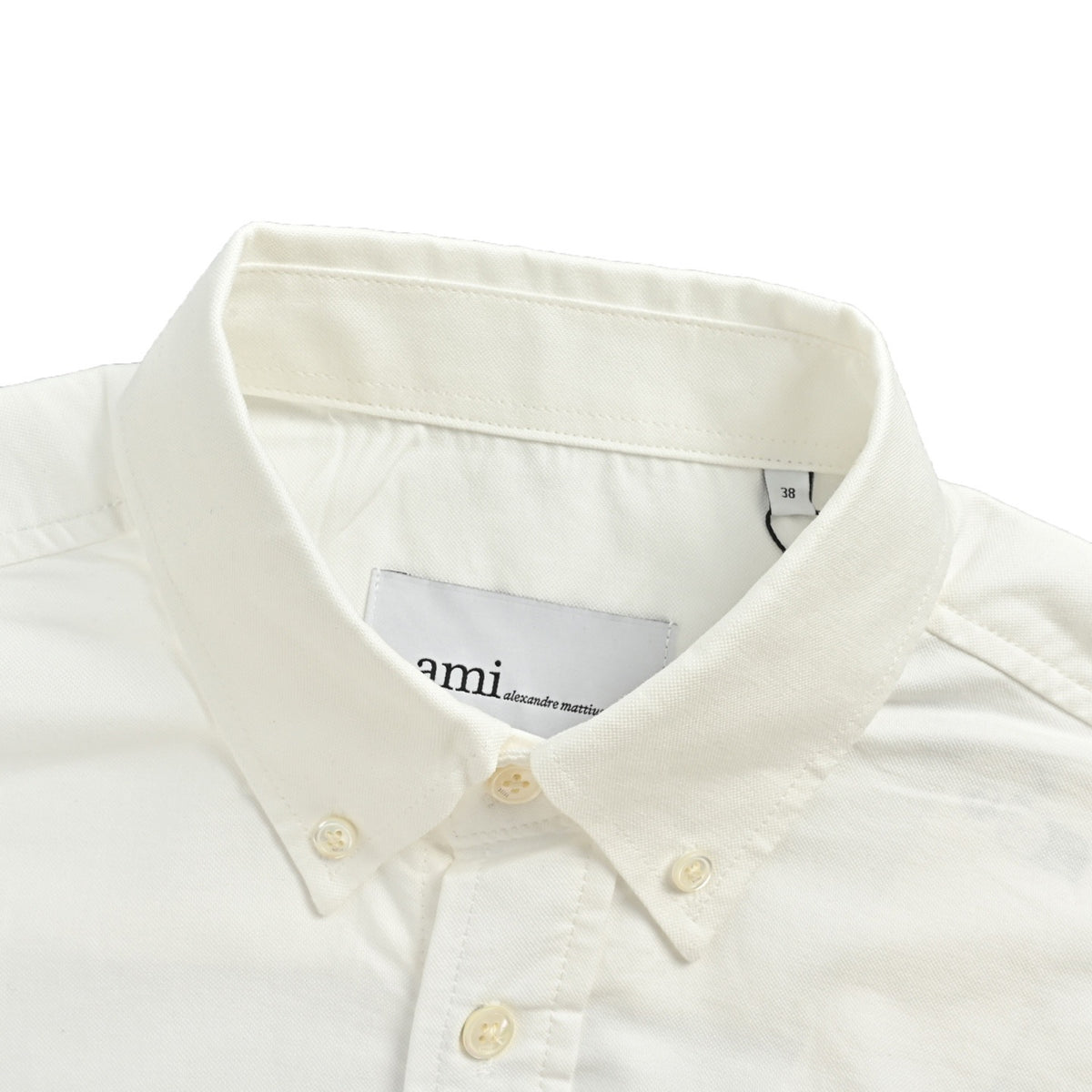 Ami Paris 26ss embroidered embroidered short sleeve shirt