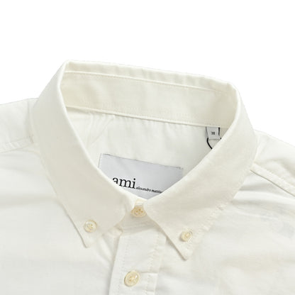 Ami Paris 26ss embroidered embroidered short sleeve shirt