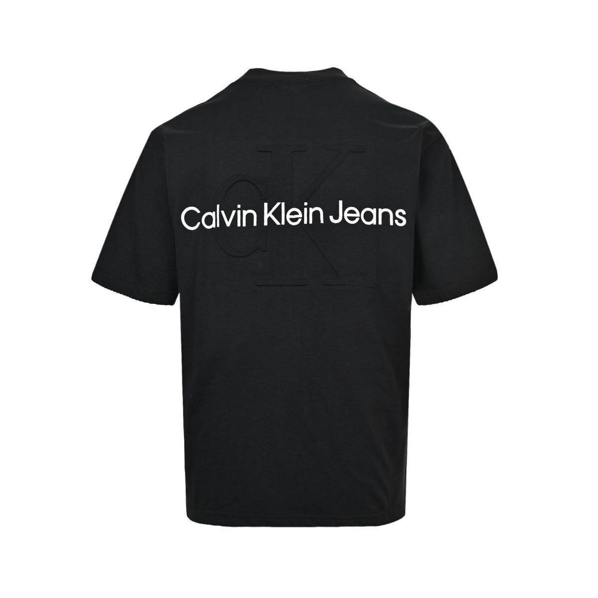 Calvin klein 24ss CK small embroidered logo short sleeves with embossed back