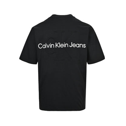 Calvin klein 24ss CK small embroidered logo short sleeves with embossed back