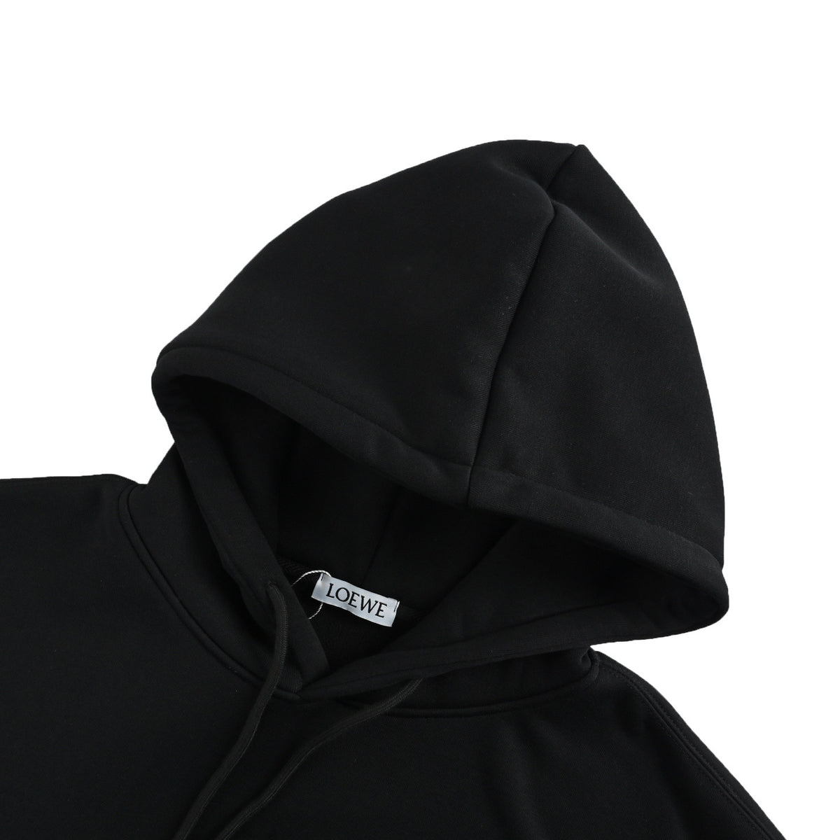 Loewe/Luo Yiwei 25Fw checkerboard hooded sweatshirt