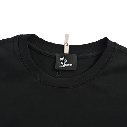 Moncler/muzzle 26ss short sleeves with letter logo on chest
