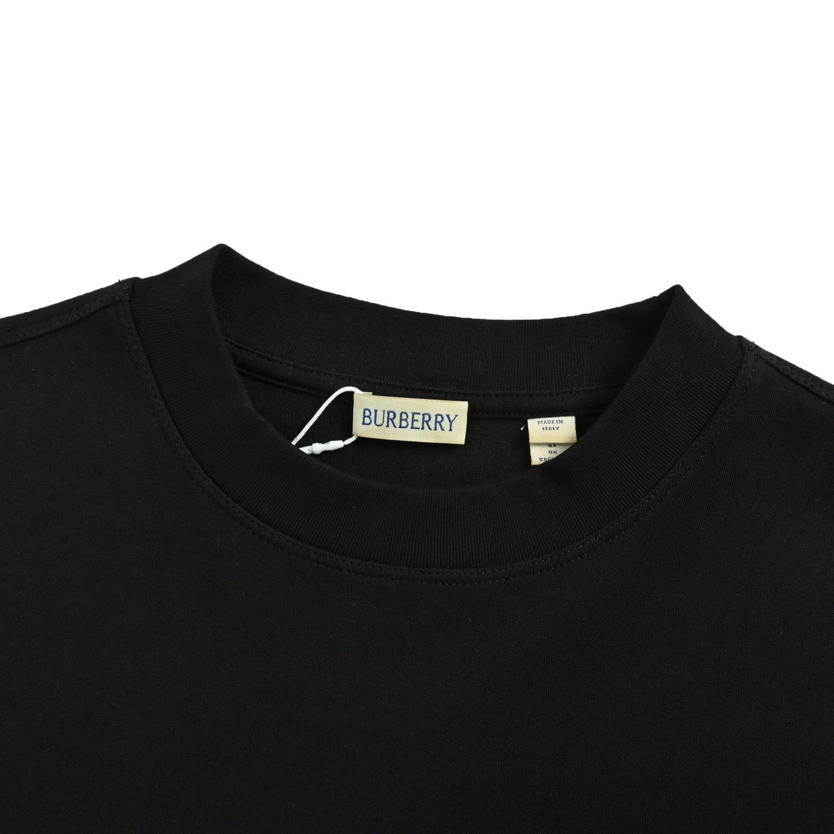 Burberry 25Fw cross-stitch woven war horse embroidery long-sleeved T-shirt