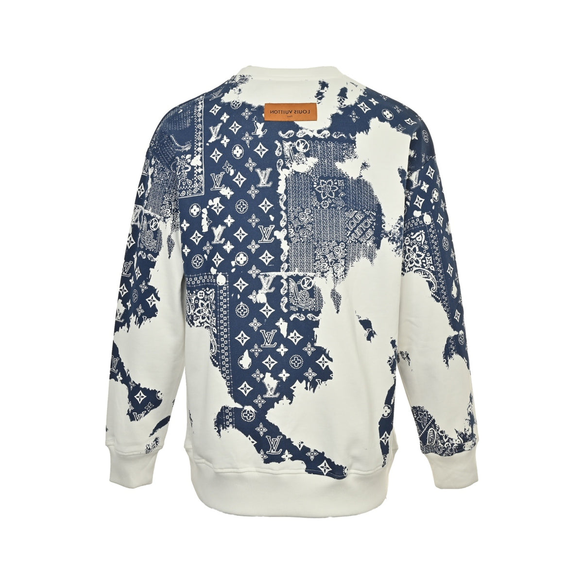 Louis Vuitton cashew flower print crew neck sweatshirt