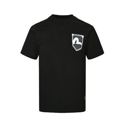 Evisu/福神 seagull pocket printed short sleeves